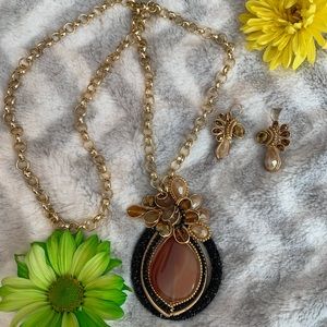 Mexican Necklace & earrings set